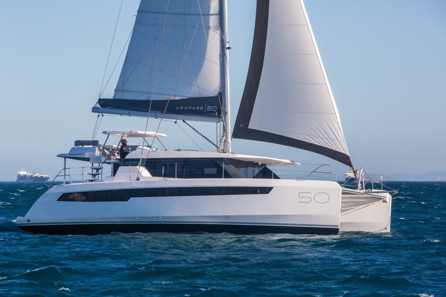 Leopard 50 eco solar catamaran charter in Procida, Italy