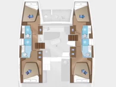 Location Catamaran à Lávrio - Lagoon Lagoon 42