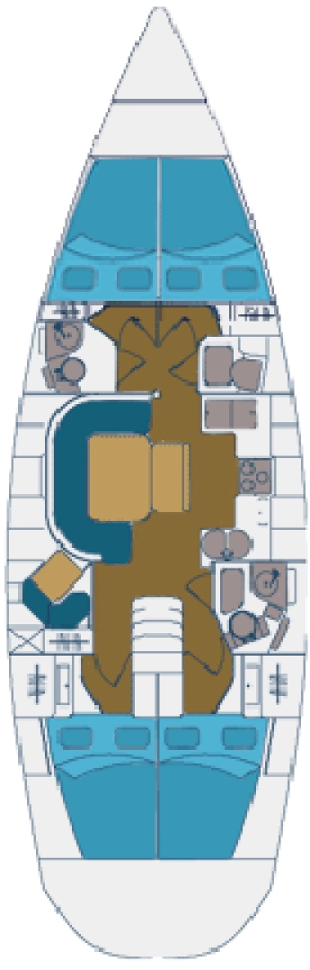 Elan Elan 45 a louer à Lefkáda