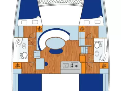 Louer Catamaran avec ou sans skipper Lagoon à Álimos