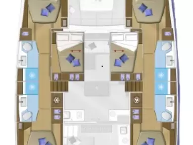 Louer Catamaran avec ou sans skipper Lagoon à Le Pirée