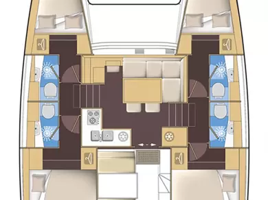 Location bateau Lagoon Lagoon 39 à Gouviá sur Samboat
