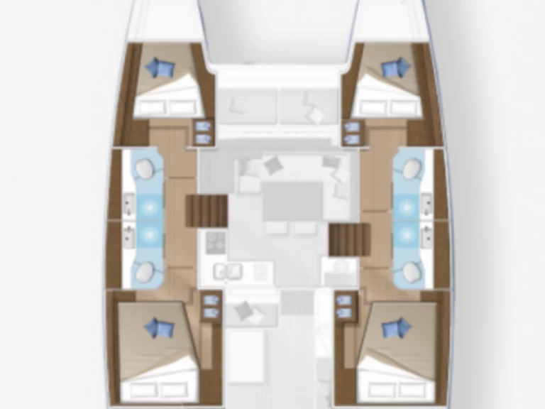 Location bateau Gouviá pas cher Lagoon 40