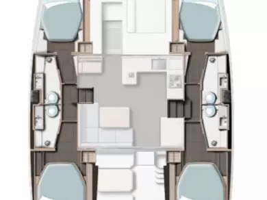 Location Catamaran à Procida - Leopard Catamarans / Robertson & Caine Leopard 42 - 4 cab.