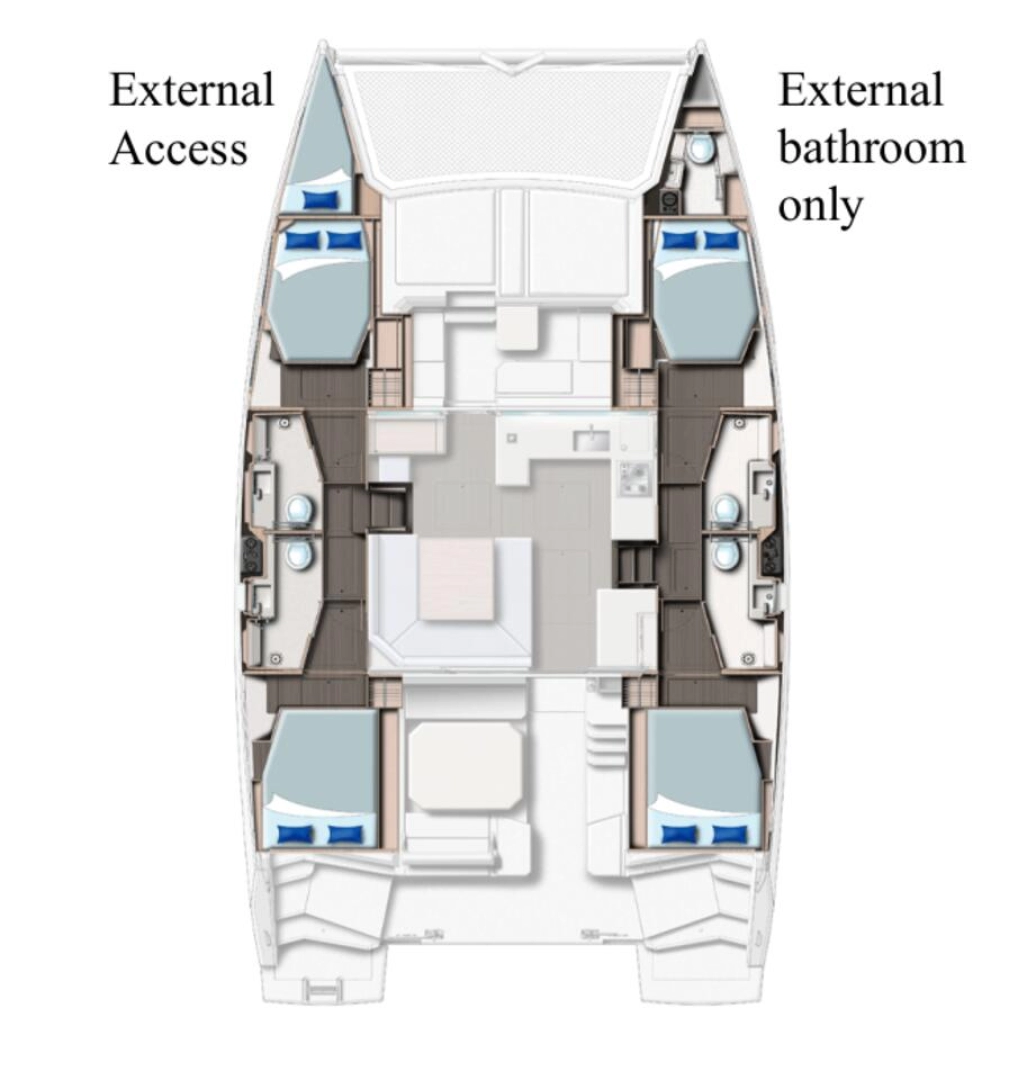 Location Catamaran Leopard Catamarans / Robertson & Caine avec permis