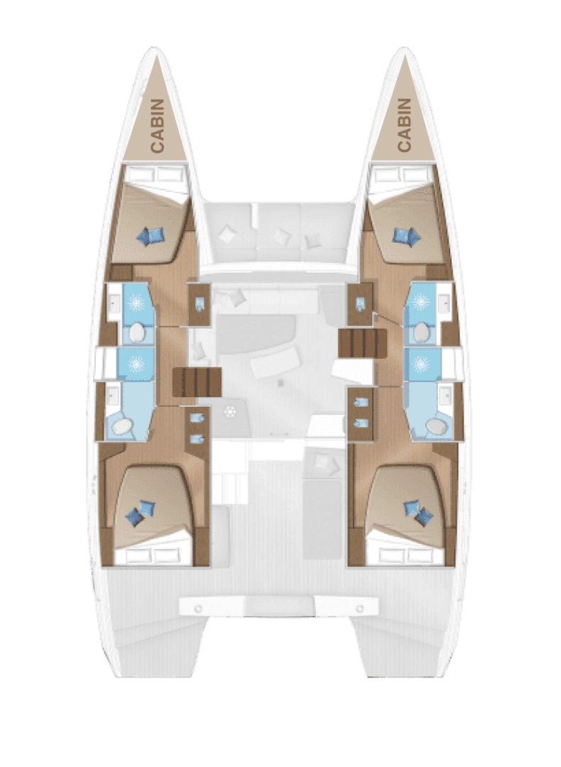 Location à Road Town - Lagoon Lagoon 42 sur SamBoat