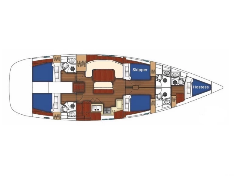 Location Voilier à Golfo Aranci - Bénéteau Oceanis 523 Clipper