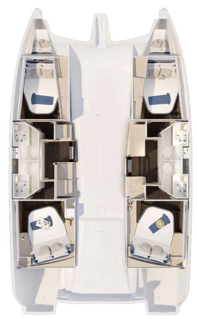 Louez un Fountaine Pajot Fountaine Pajot FP 41 Quatuor 4 à Trogir