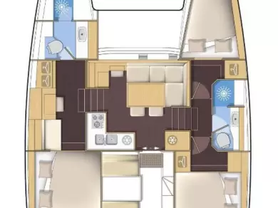 Location Bateau à moteur à Sibenik - Lagoon Lagoon 40 Motor Yacht