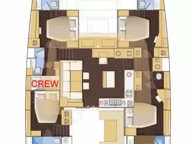 Location à Ellinikó - Lagoon Lagoon 560 S2 sur SamBoat