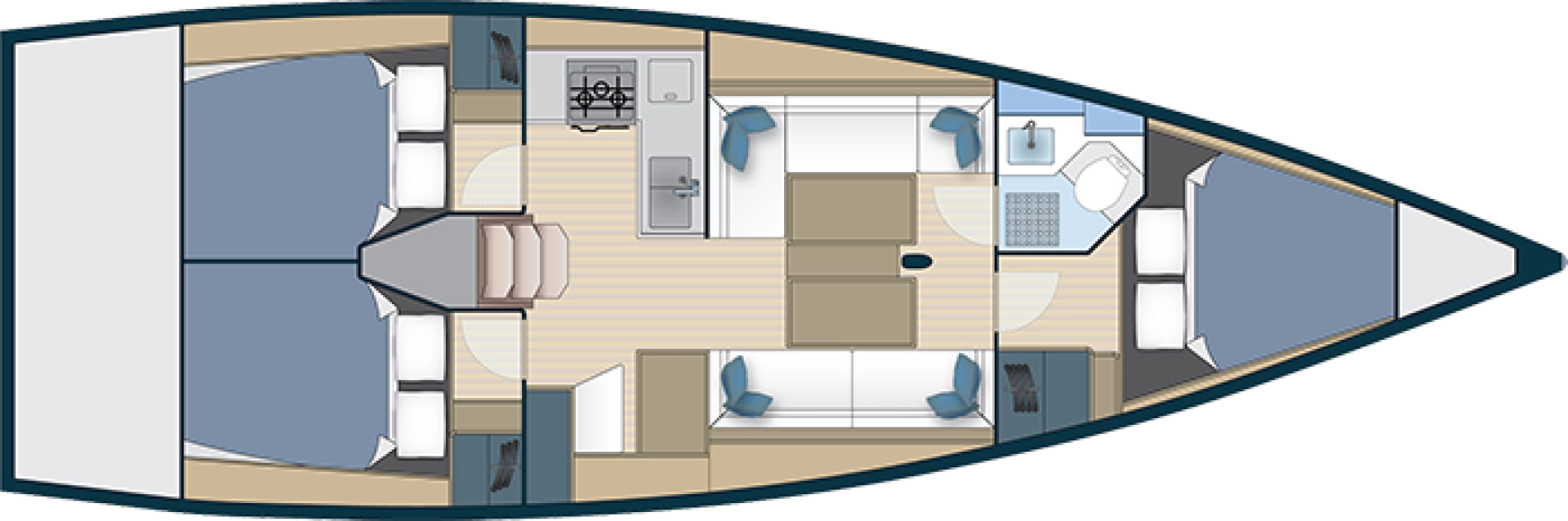 Location bateau More Boats More 40 à Biograd na Moru sur Samboat