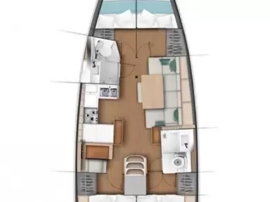 Location à Lávrio - Jeanneau Sun Odyssey 440 sur SamBoat