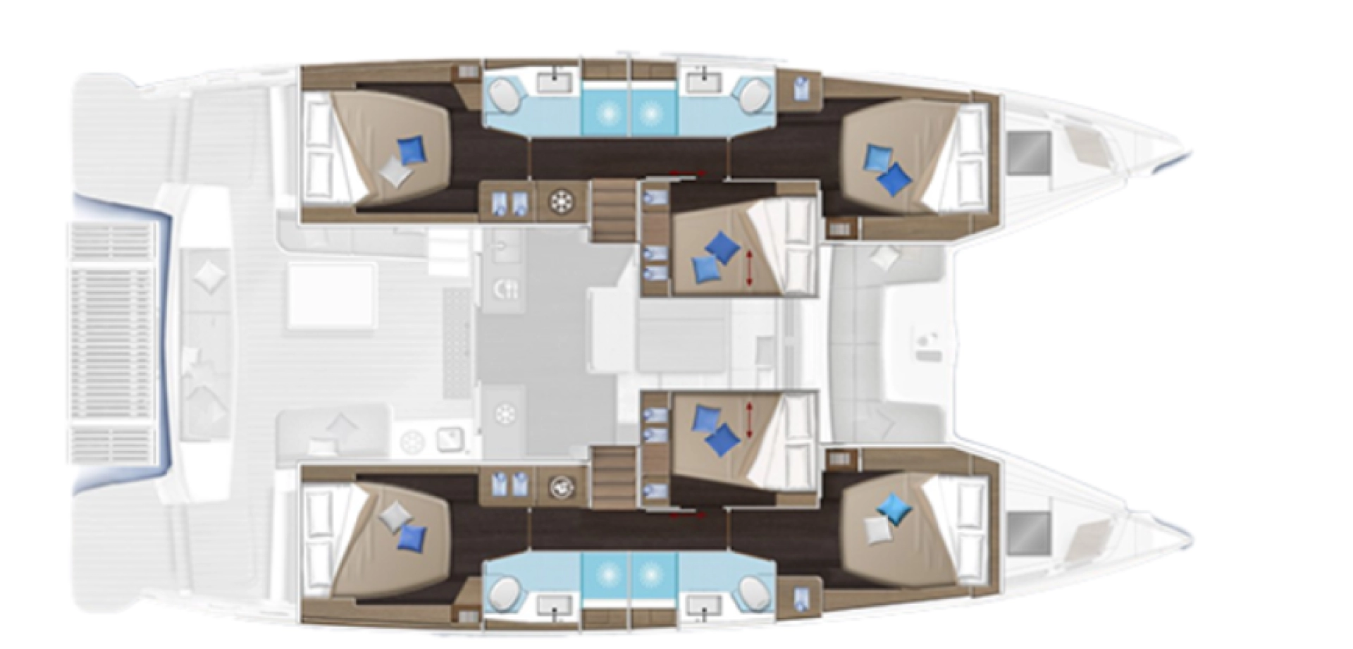 Location Catamaran Lagoon avec permis