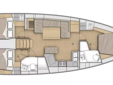 Location bateau Skradin pas cher Oceanis 40.1