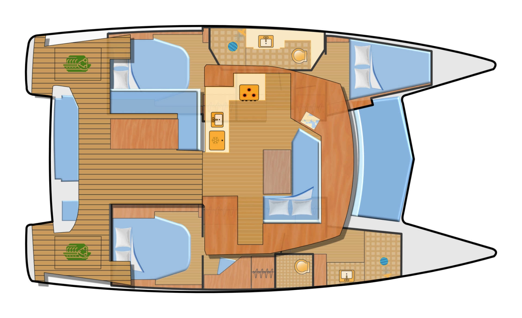 Location bateau Fountaine Pajot Lucia 40 à Rogoznica sur Samboat