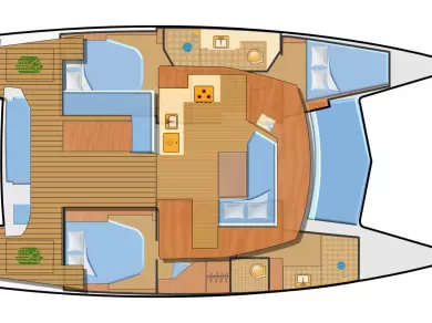 Location bateau Fountaine Pajot Lucia 40 à Rogoznica sur Samboat