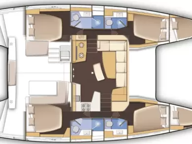 Location bateau Lefkáda pas cher Lagoon 42