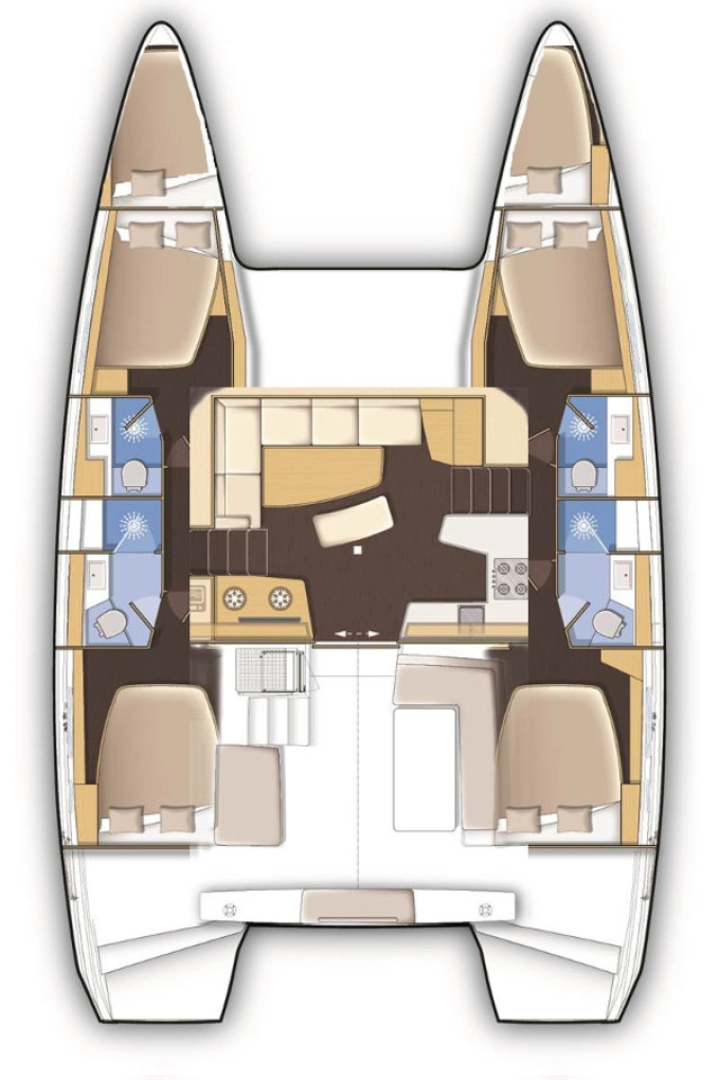 Louer Catamaran avec ou sans skipper Lagoon à Álimos