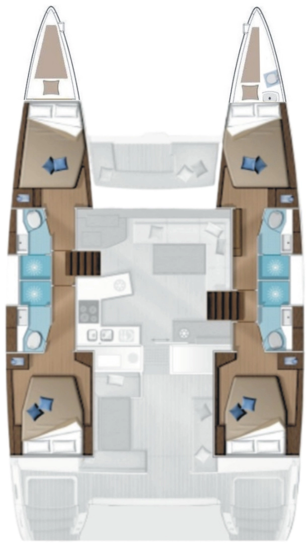 Location bateau Álimos pas cher Lagoon 450 F