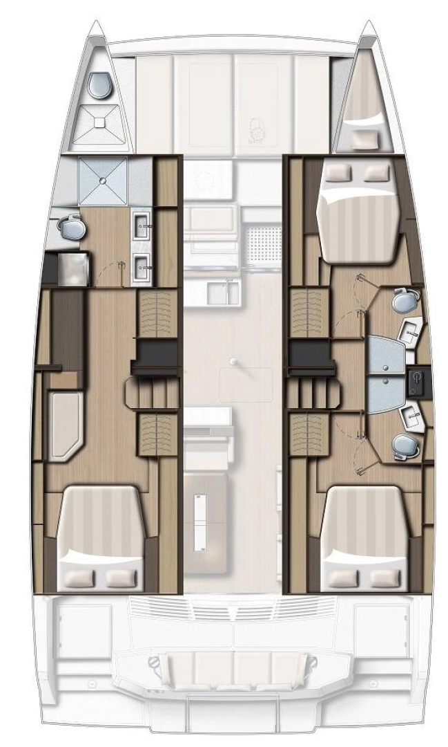 Location bateau Bali Bali 4.4 à Sibenik sur Samboat