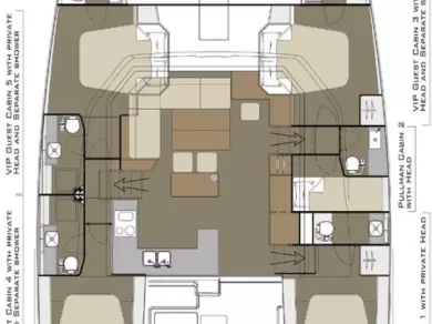 Location bateau Sibenik pas cher Dufour Catamarans 48 Sail