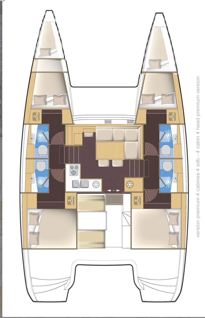Location Catamaran Lagoon avec permis