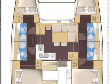 Location Catamaran Lagoon avec permis