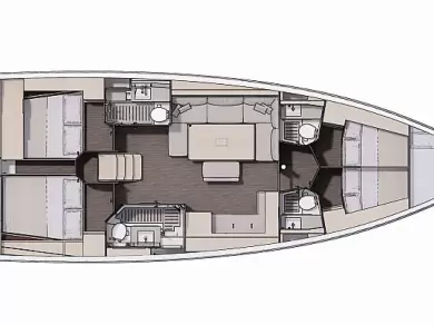 Location bateau Dufour Dufour 470 à Lefkáda sur Samboat