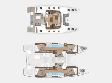 Location Catamaran à Álimos - Lagoon Lagoon 50