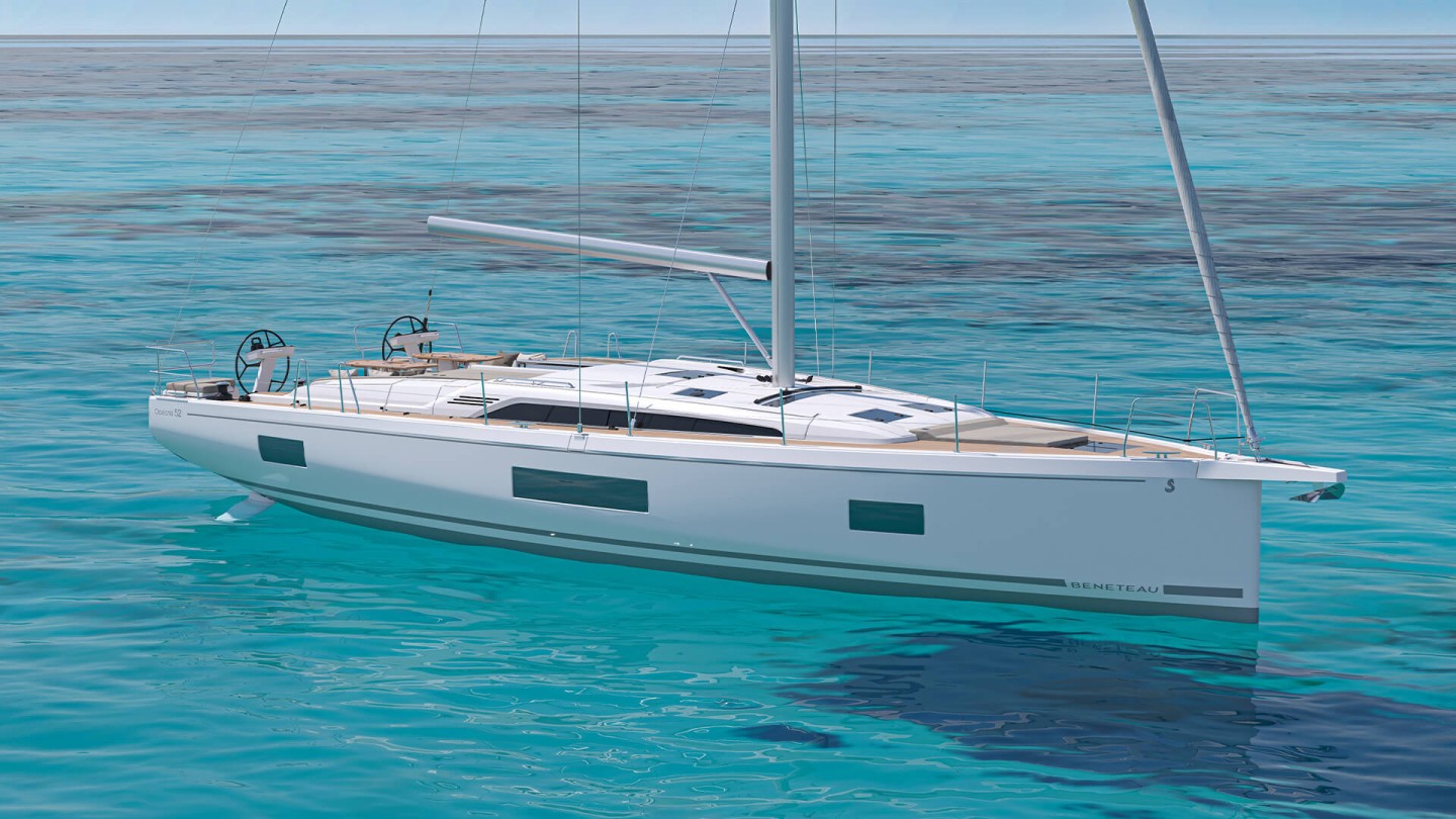 Bénéteau Oceanis 52 eco solar sailboat charter from Lefkas Marina in Greece