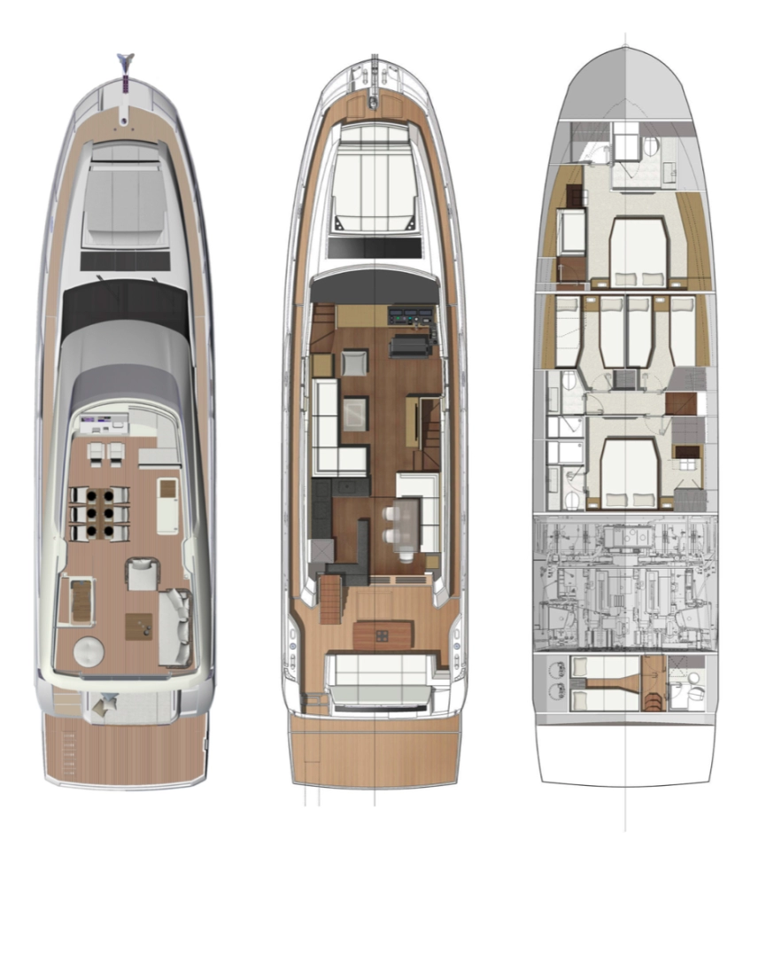 Location bateau Zadar pas cher Prestige 690