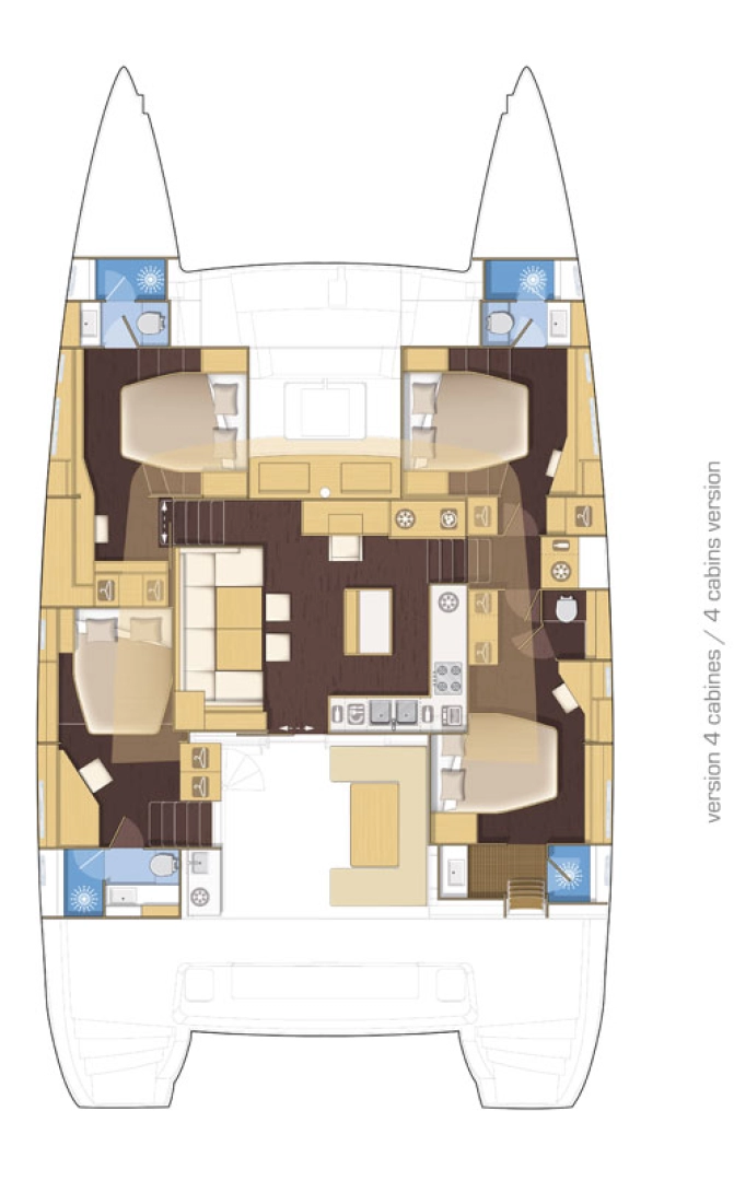 Location Catamaran Lagoon avec permis