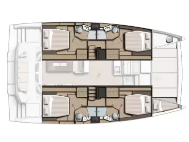 Location Catamaran à Lefkáda - Bali Bali 4.4