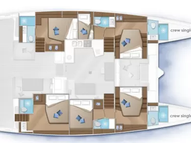 Location à Álimos - Lagoon Lagoon 52 sur SamBoat