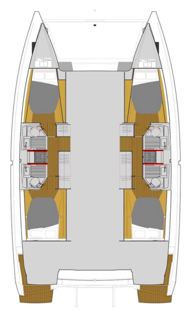 Location Catamaran à Kaštela - Fountaine Pajot Astrea 42