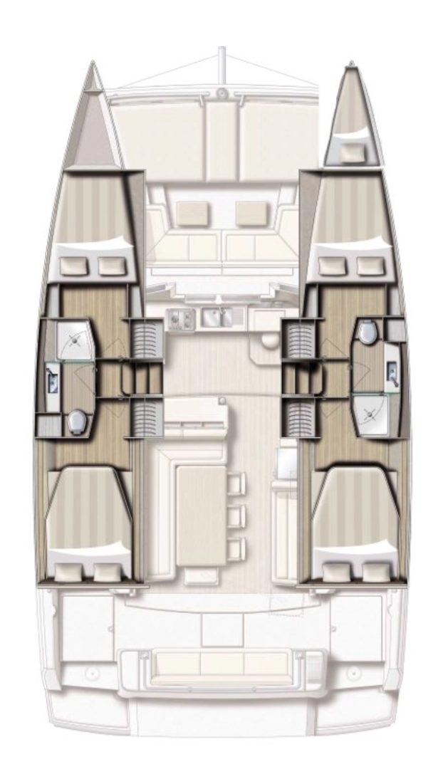 Location bateau Sibenik pas cher Bali 4.2