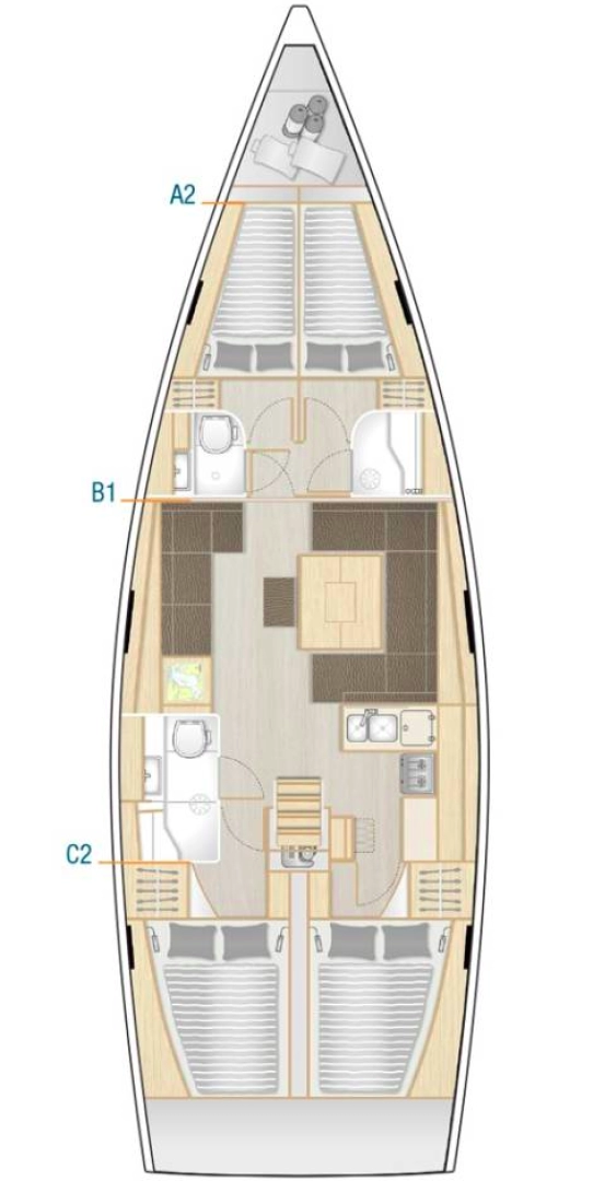 Location Voilier à Sibenik - Hanse Hanse 458