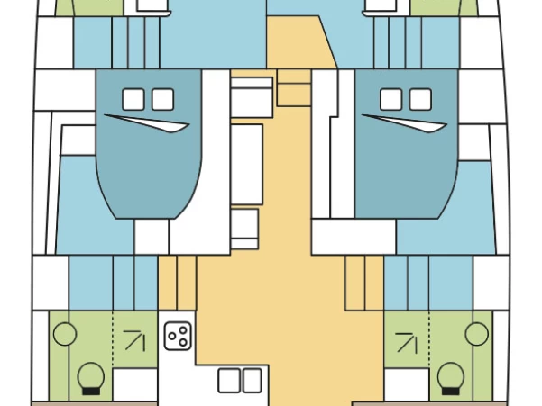 Location bateau Aquila Aquila 44 à Le Marin sur Samboat