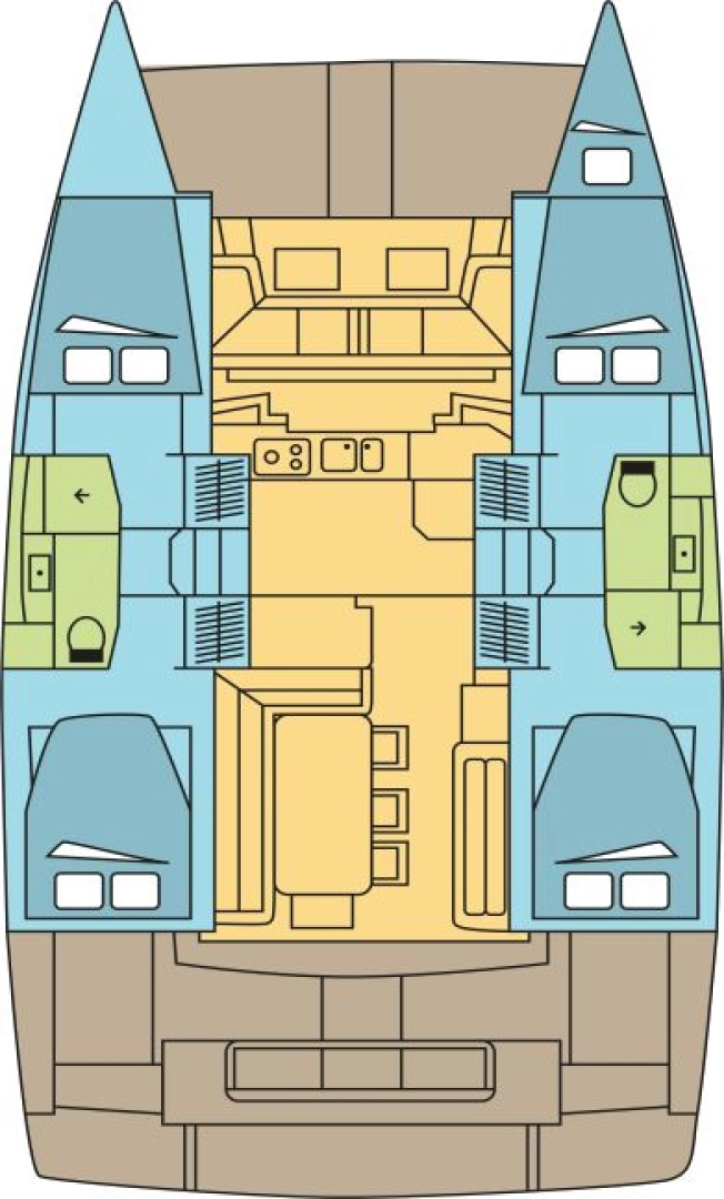 Location Catamaran à Saint Thomas - Bali Bali 4.2