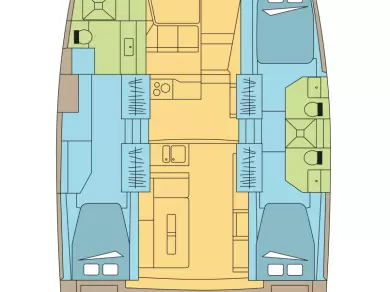 Location bateau Marsh Harbour pas cher Bali 4.2