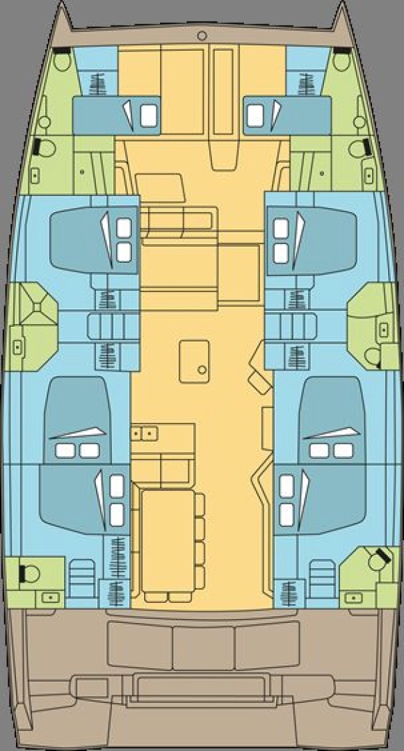 Location bateau Île Raiatea pas cher Bali 5.4
