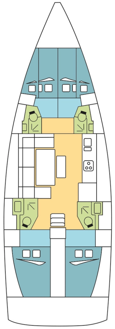 Location à Zaton - Dufour Dufour 460 Grand Large sur SamBoat