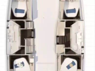 Fountaine Pajot Fountaine Pajot FP 41 Quatuor 2 a louer à Saint-Mandrier-sur-Mer