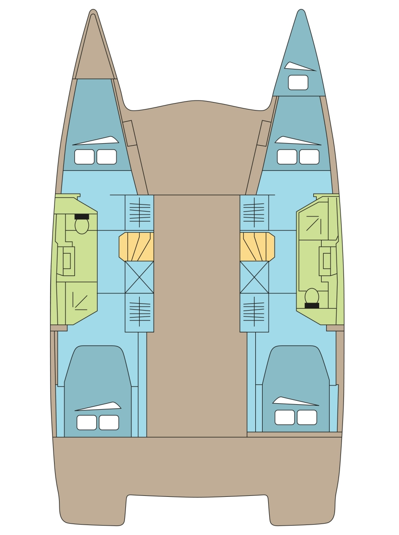 Location Catamaran Fountaine Pajot avec permis