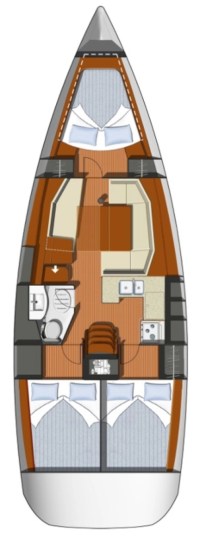 Location bateau Jeanneau Sun Odyssey 37 à Betina sur Samboat