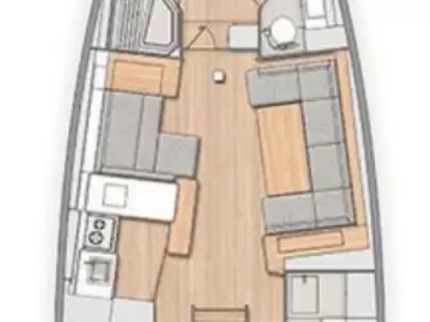 Location bateau Kaštela pas cher Oceanis 54