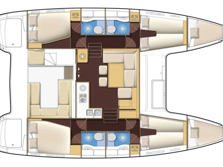 Location bateau Álimos pas cher Lagoon 400 S2