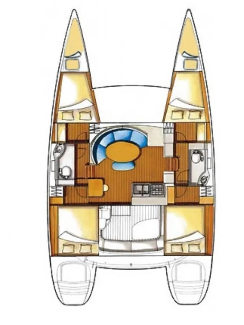 Louer Catamaran avec ou sans skipper Lagoon à Lefkáda