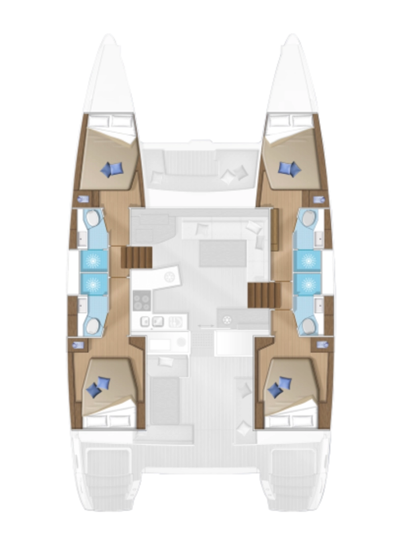 Location Catamaran Lagoon avec permis