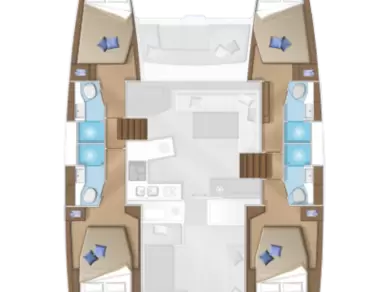 Location Catamaran Lagoon avec permis